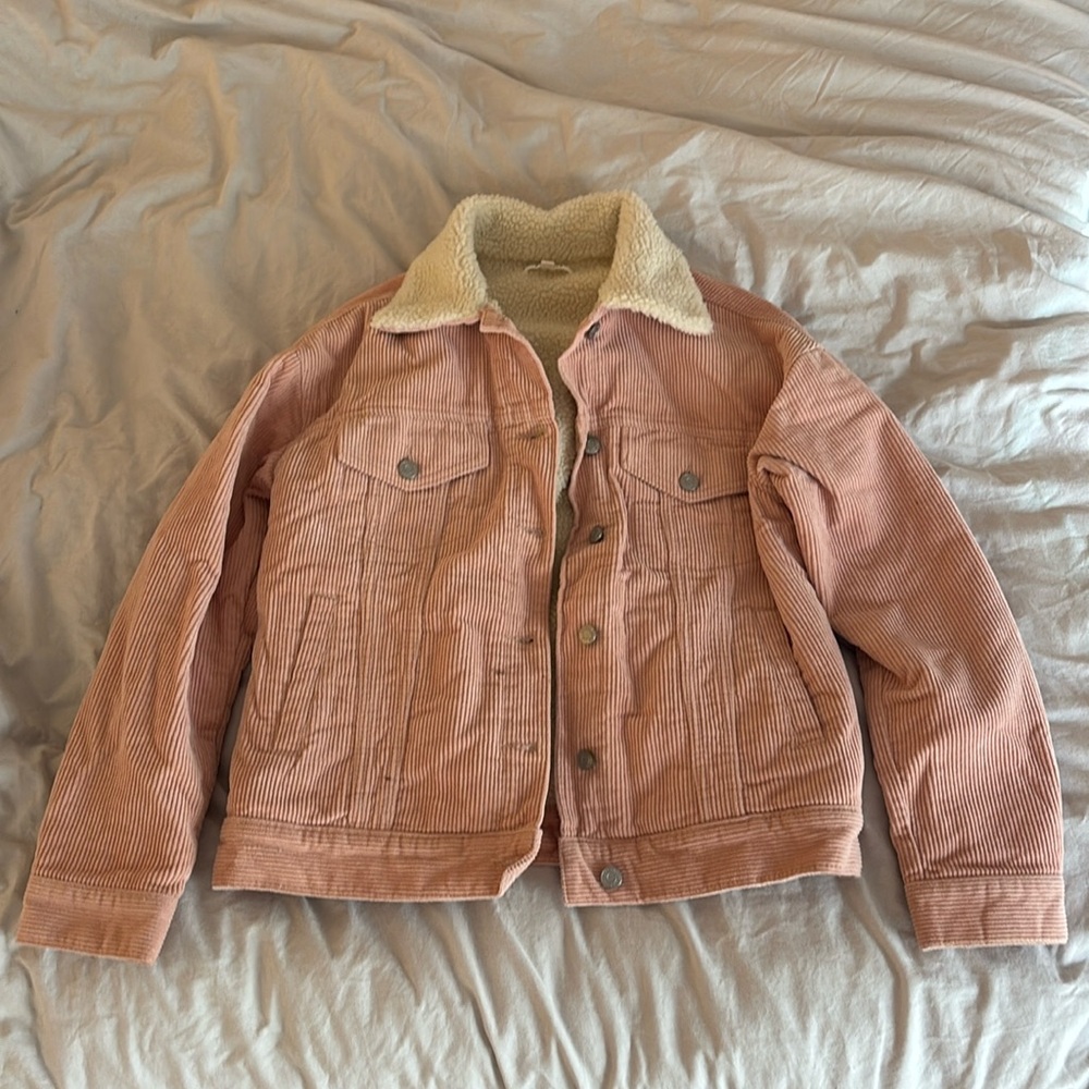 Pacsun Corduroy Pink Jacket